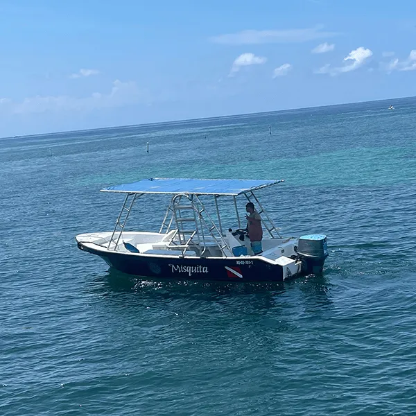 The Misquita dive boat