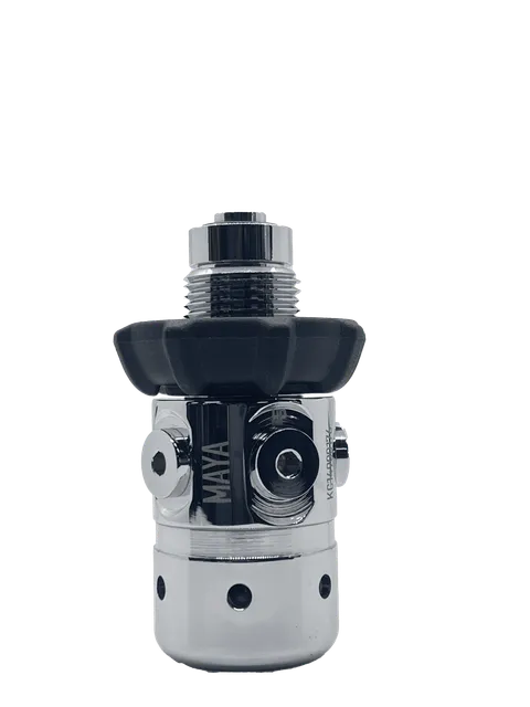 NEX Maya sport piston first stage regulator in chrome