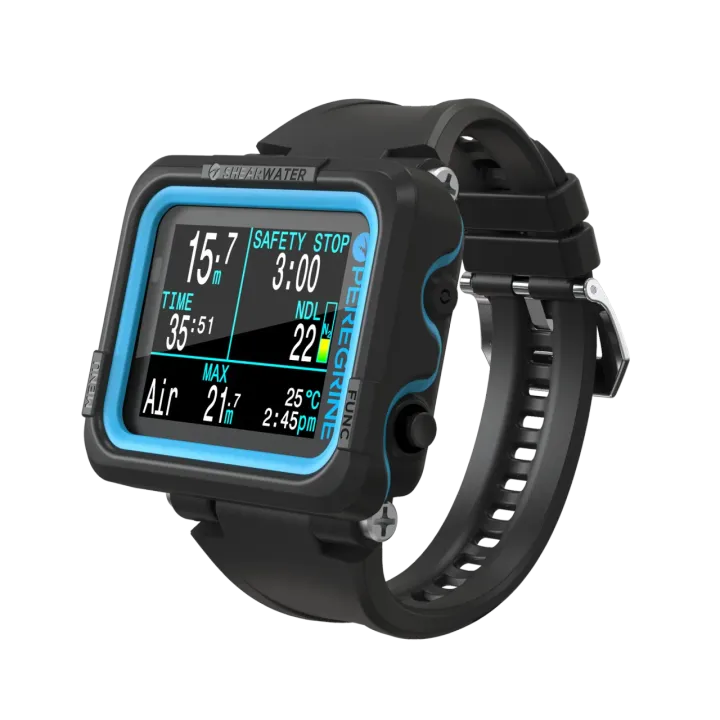 Shearwater Peregrine dive computer with full-color display