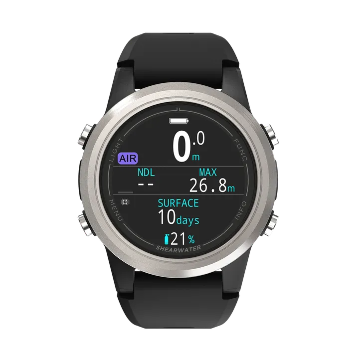 Shearwater Tern compact AMOLED wrist dive computer